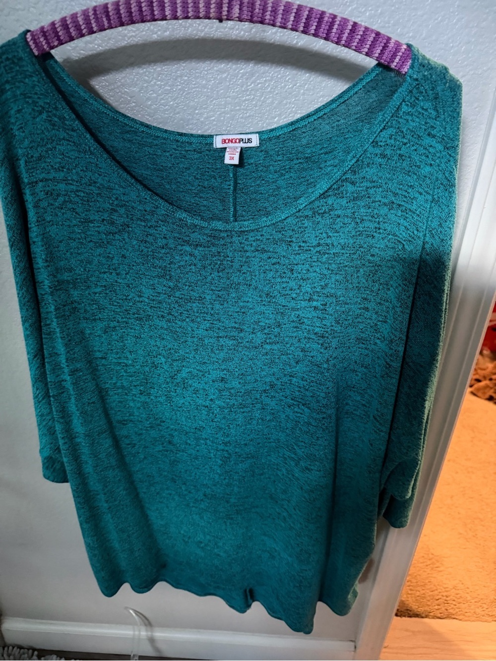 Teal Knit Women’s Top